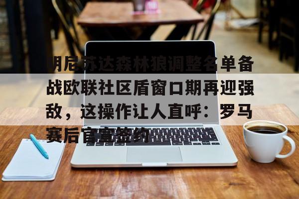 明尼苏达森林狼调整名单备战欧联社区盾窗口期再迎强敌，这操作让人直呼：罗马赛后官宣签约的简单介绍